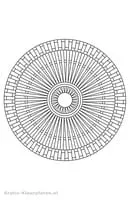 Mandalas Geo kleurplaat 15